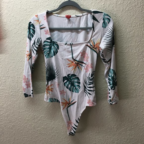 Guess Tops - Donated. Tropical onesie top, Guess